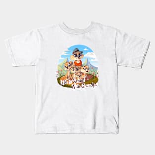 Life is Grand with Grandpa Kids T-Shirt